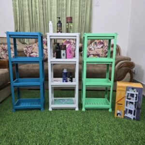 4 Tiers Rectangular Storage Rack | ঘরের জিনিস গুছিয়ে রাখার সহজ সমাধান