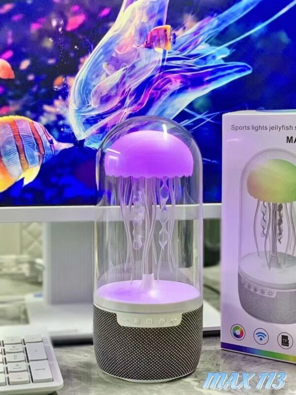 Colorful Jellyfish Lamp + Bluetooth Speaker – MAX 113 - Image 3