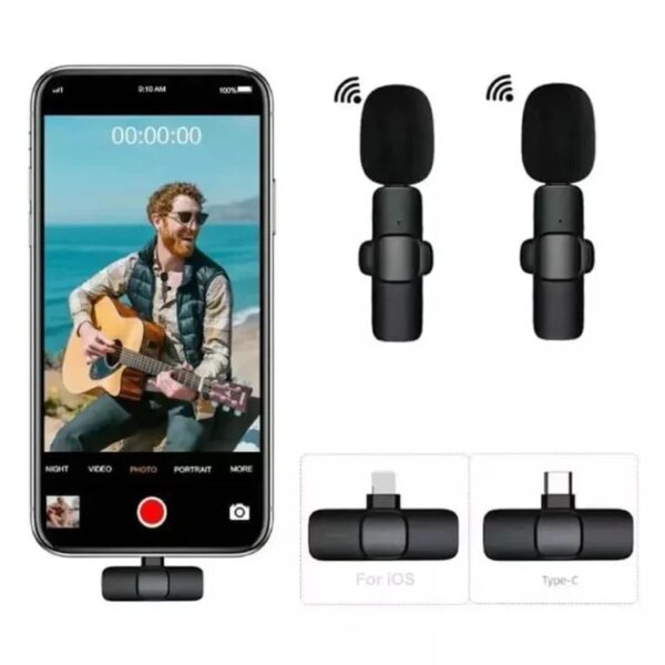 K9 Wireless Microphone- Black - Image 3