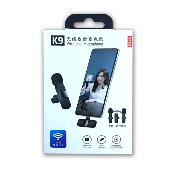K9 Wireless Microphone- Black - Image 4
