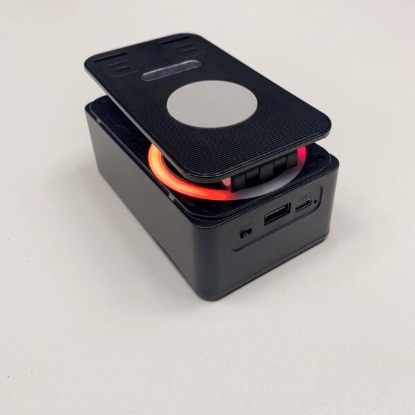 K98 Foldable Rotating Phone Stand with 360° Bluetooth Speaker - Image 3