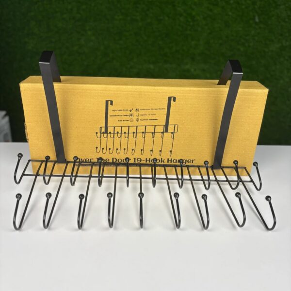 Over The Door 19-Hook Hanger  ওভার দ্য ডোর ১৯-হুক হ্যাঙ্গার - Image 3