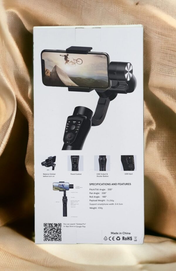 WiWU S5B 3-Axis Stabilized Gimbal Selfie Stick - Image 2