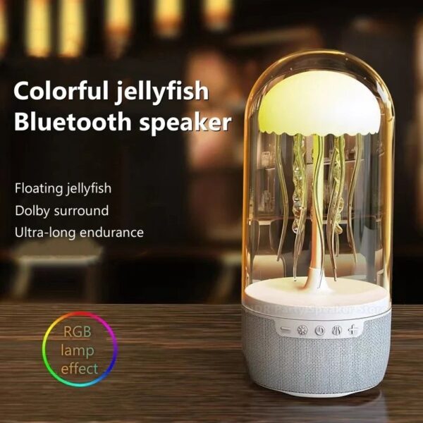 Colorful Jellyfish Lamp + Bluetooth Speaker – MAX 113 - Image 4