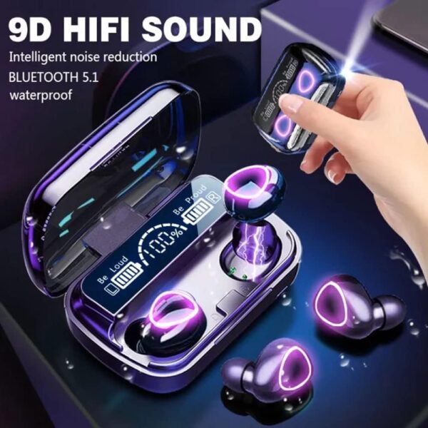 M10 Wireless Earbuds Bluetooth V5.1 TWS - Image 2