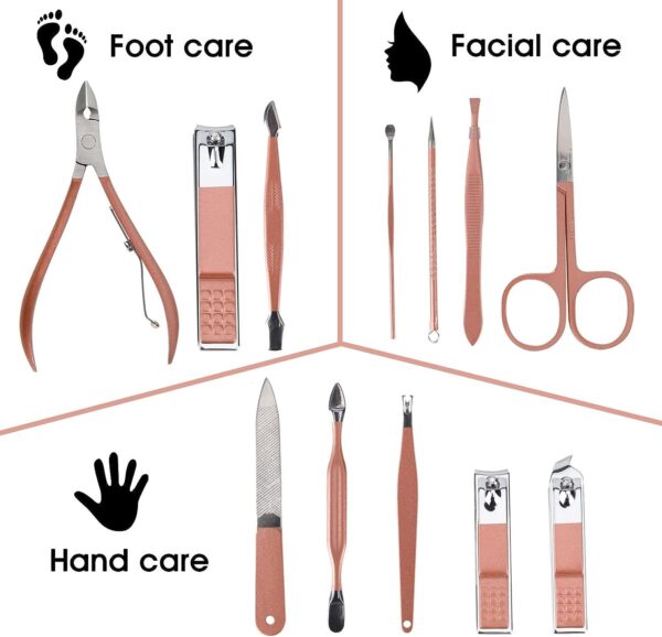 NYT Manicure Pedicure Nail Cutter Set 12 Pcs